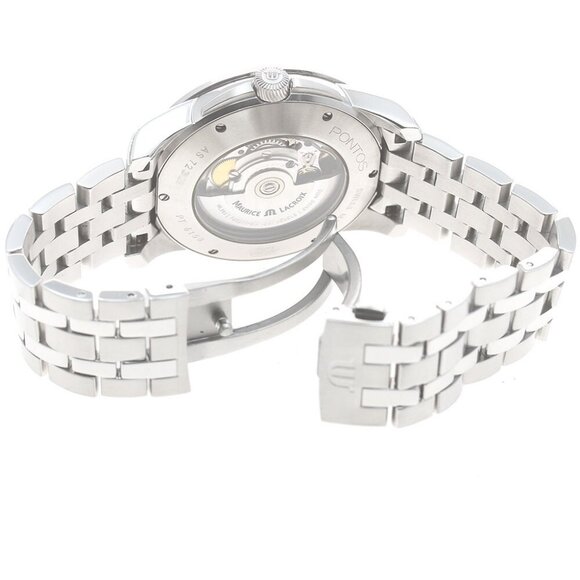 MAURICE LACROIX Pontos PT6158 Day date black Dial Automatic Men's Watch - Picture 11 of 11